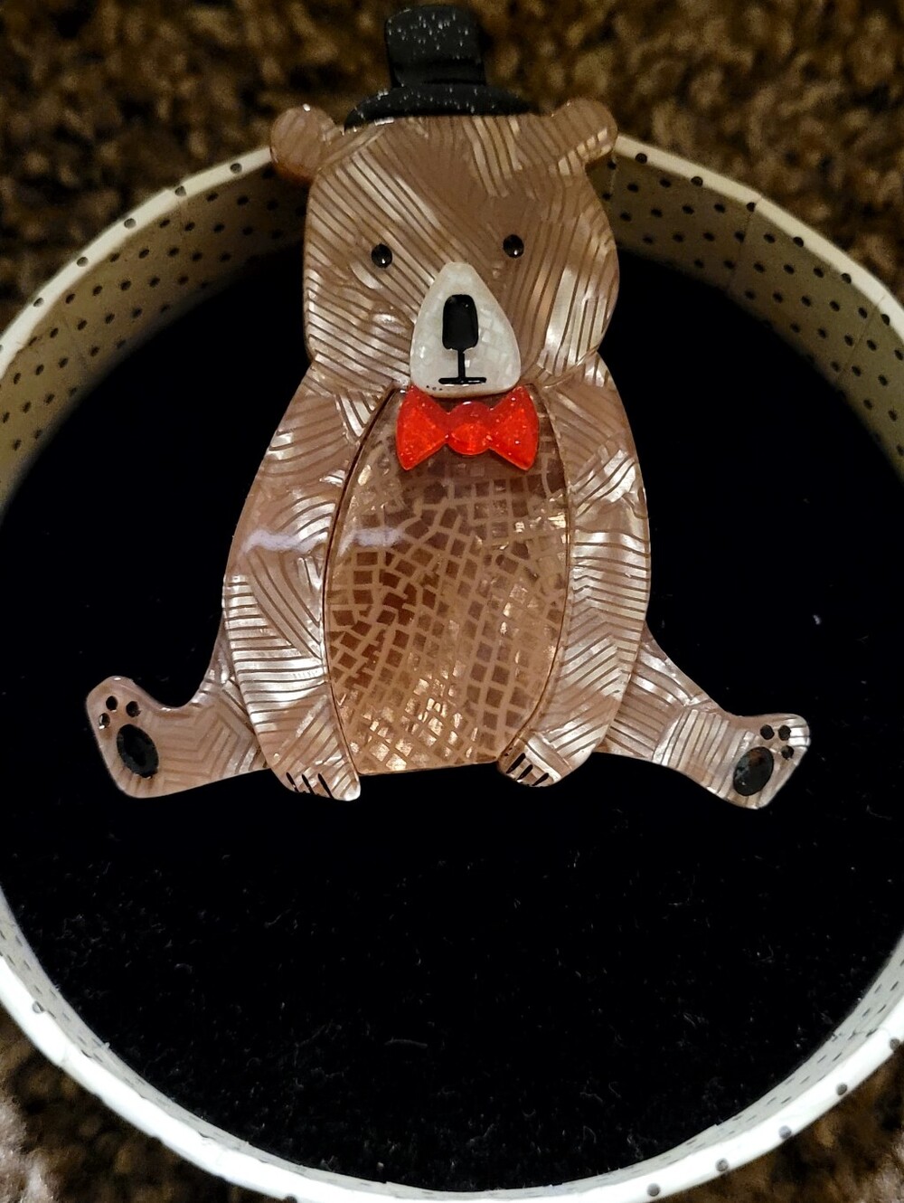 Bear With Me Brooch
